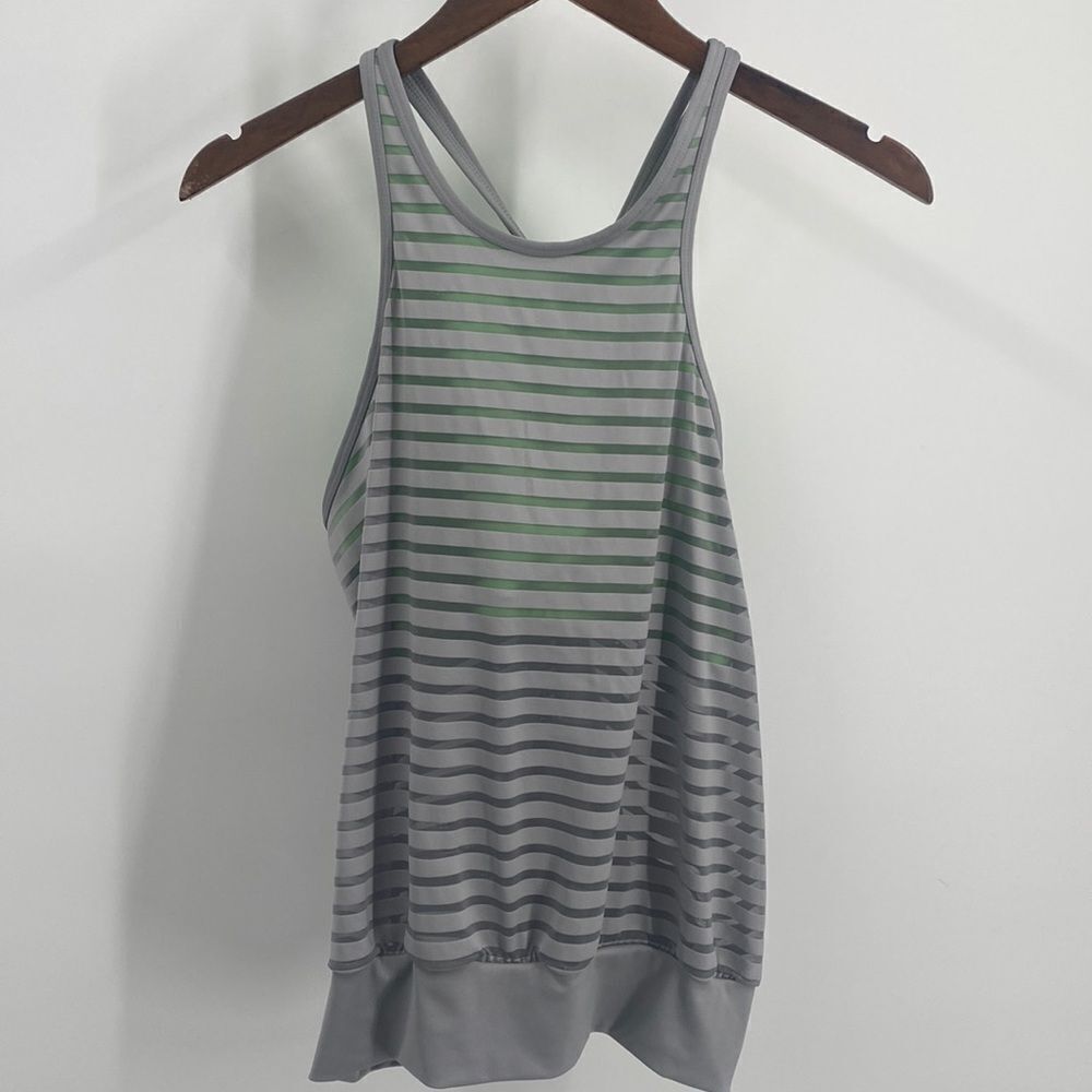 Inphorm Workout Tank With Surplice Back and Built In Shelf Bra XL